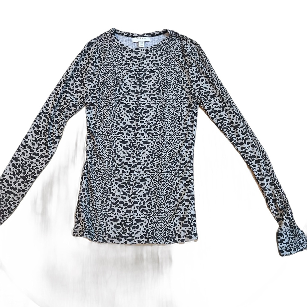 Topshop Leopard Shirt